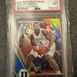 2021 Prizm Draft Picks Zion Williamson Card